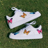 custom air force 1 butterfly