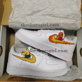 Pokemon Pikachu And Charmander Iron On Patches for DIY / Custom Air Force 1s