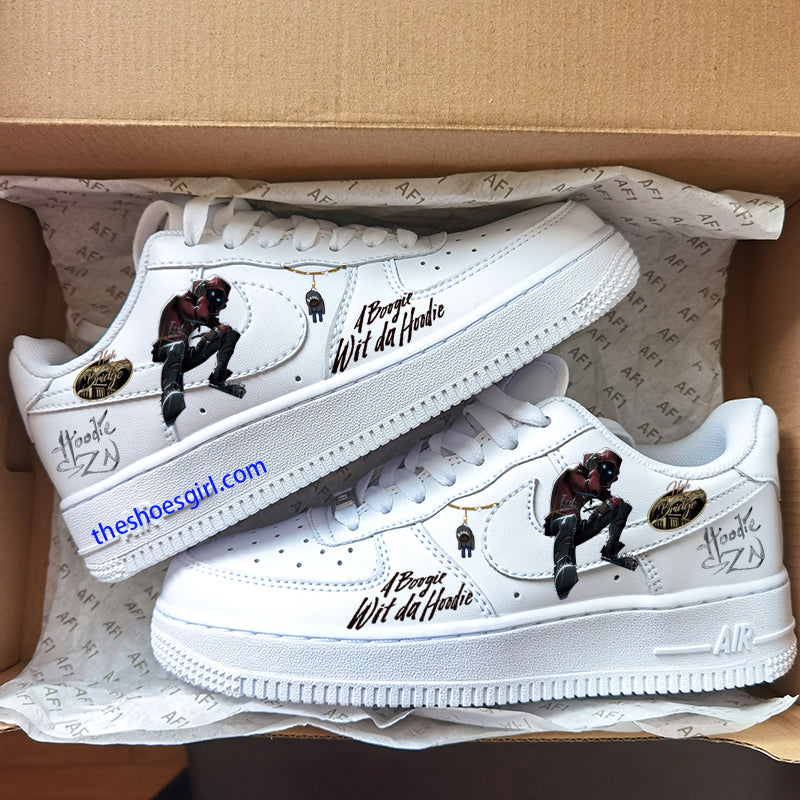 Custom af1 A boogie wit da hoodie