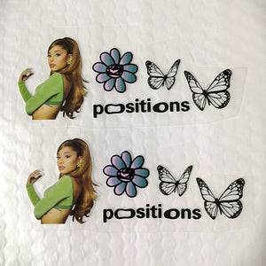 Ariana Grande positions stickers