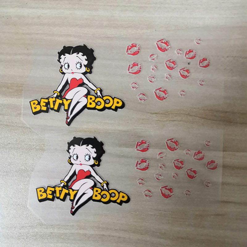 Betty Boop iron on stickers