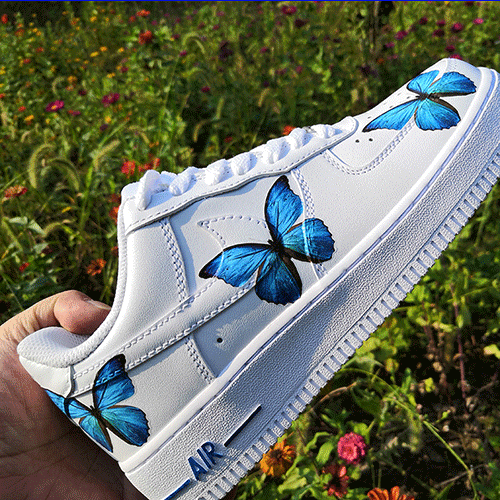 Custom hot sale butterfly shoes