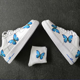 Custom Air Force 1 Low Blue Butterfly Air Force One