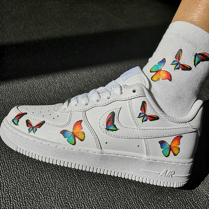 Colorful Butterflies Socks