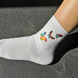 Colorful Butterflies Socks