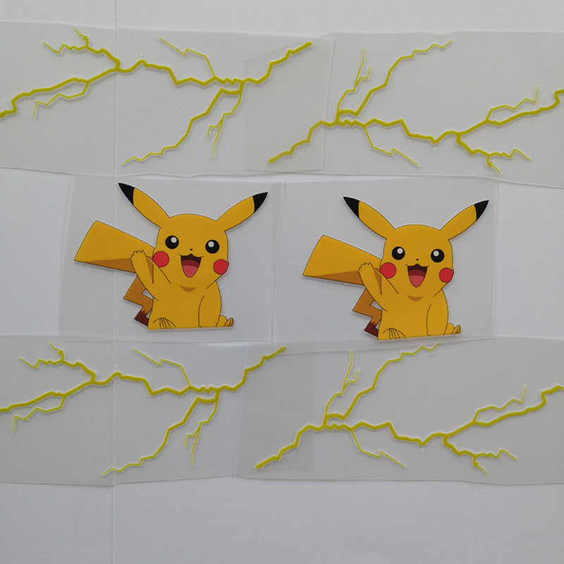 Pikachu patches for shoes