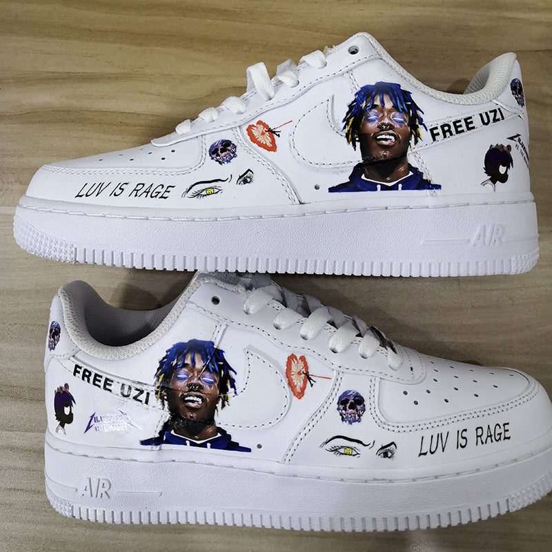 Lil Uzi Iron On Patches For Custom Air Force 1, Perfect Stickers For Custom Sneakers/Vans/AF1 Lil Uzi Theme, Best Gift For Her