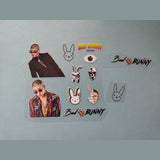 bad bunny patches for shoes decal