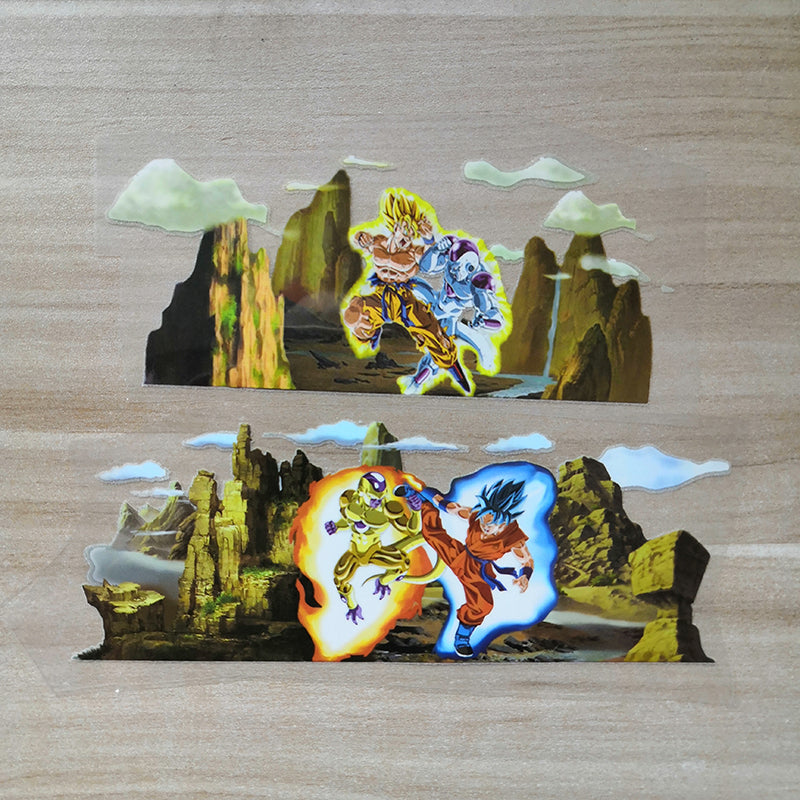 iron on Goku and Frieza