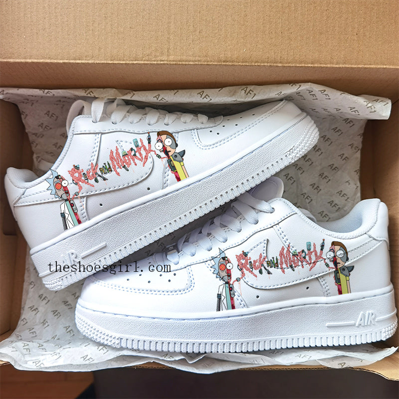 rick and morty air force 1