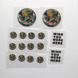 Astroworld Various Smile Earth Patches For Custom Air Force 1, Perfect Patches For Custom Sneakers/Vans/AF1 Travis Sccot Theme, Best Gift For Her