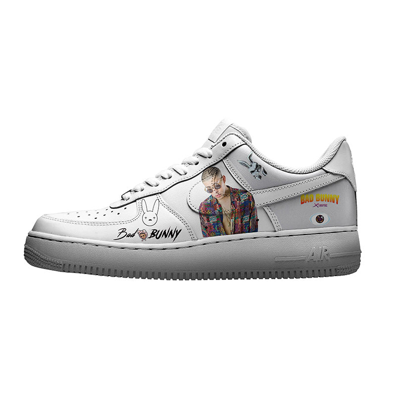 custom bad bunny air forces