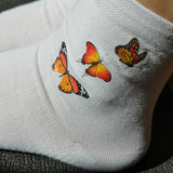 Brown Butterflies Socks