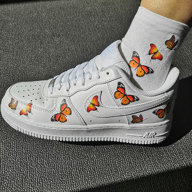 Brown Butterflies Socks