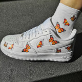 Heat Transfer Monarch Butterfly Patches 3 Designs 7 Butterflies Stickers For DIY Adult or Kid Shoes