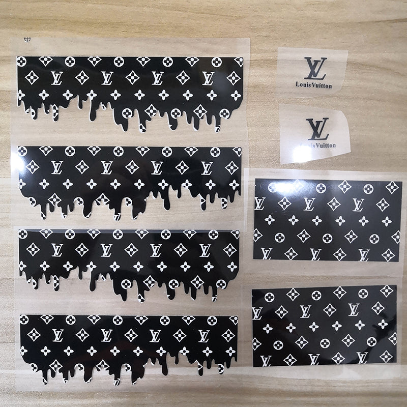 LV Black Drip Custom – KarlsKicks®
