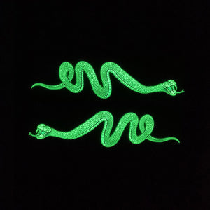 glow in dark snake sticker