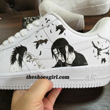 custom shoes itachi vs sasuke