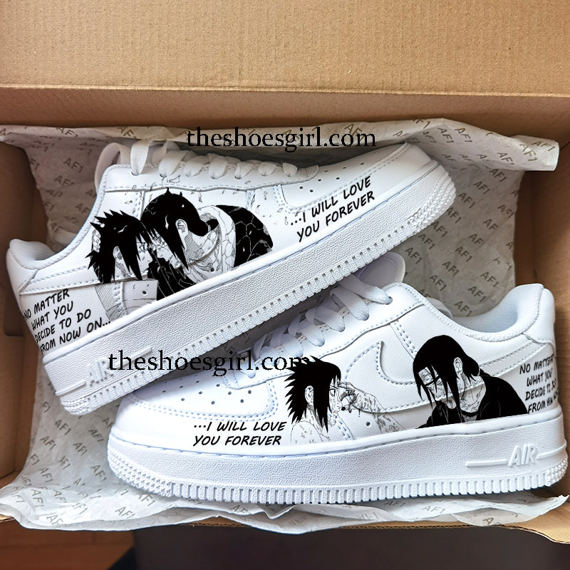 custom shoes itach and sasuke