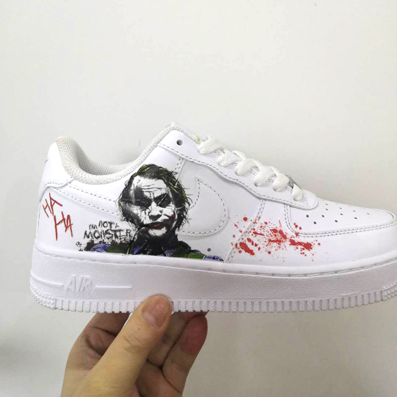 Joker Iron On Patches For Custom Air Force 1, Perfect Joker Patches For Shoes Decal Best Gift For Her