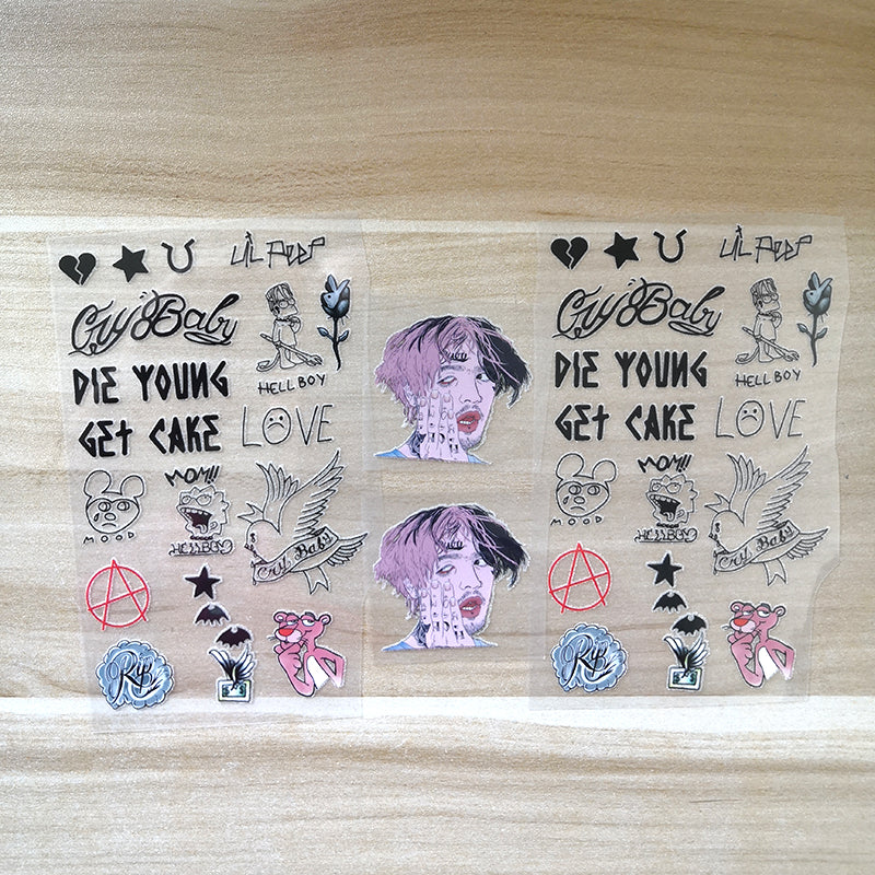 lil peep patches for shoes