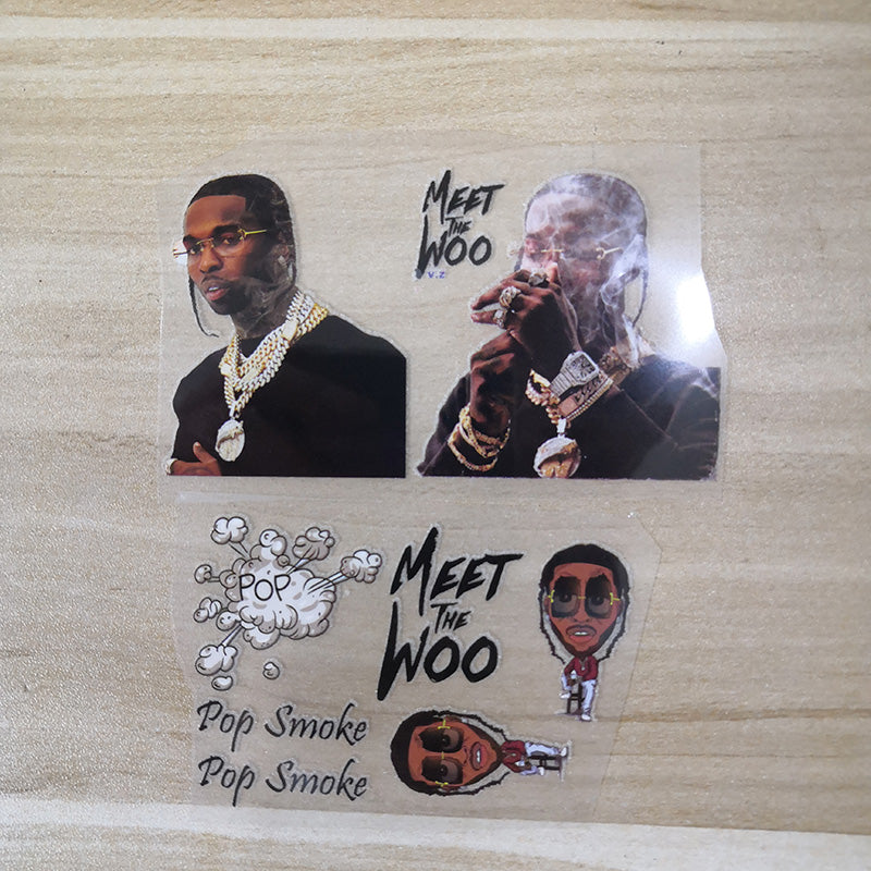 pop smoke patches for shoes