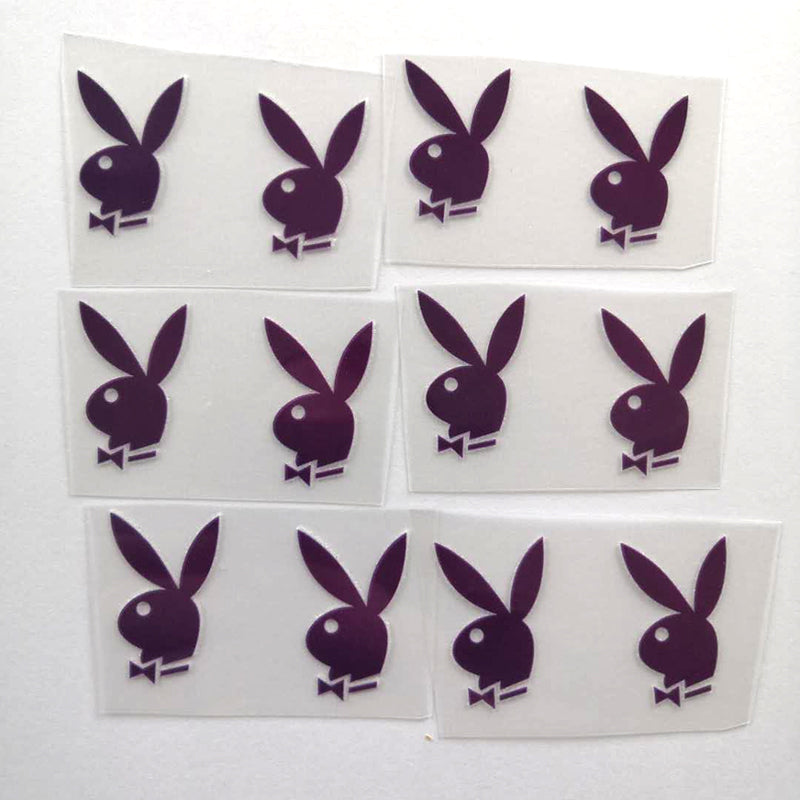 Blue Playboy Bunny Heat Transfer Decal for Air Force 1 Customs.