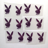 Blue Playboy Bunny Heat Transfer Decal for Air Force 1 Customs.