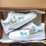 Iron On Patches Rick and Morty for DIY/Custom Air Force 1 Rick and Morty Theme