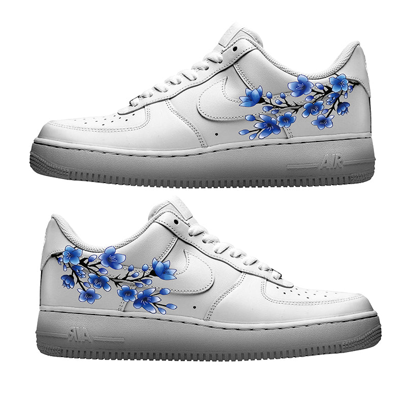 custom air force 1 cherry blossom
