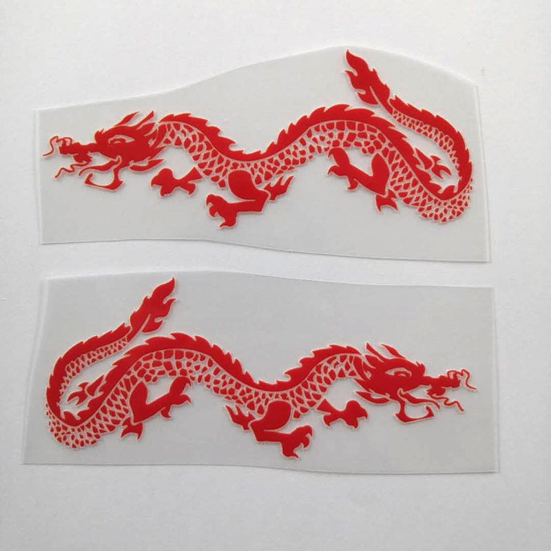 red dragon patches for custom shoes