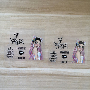 ariana grande patches for shoes