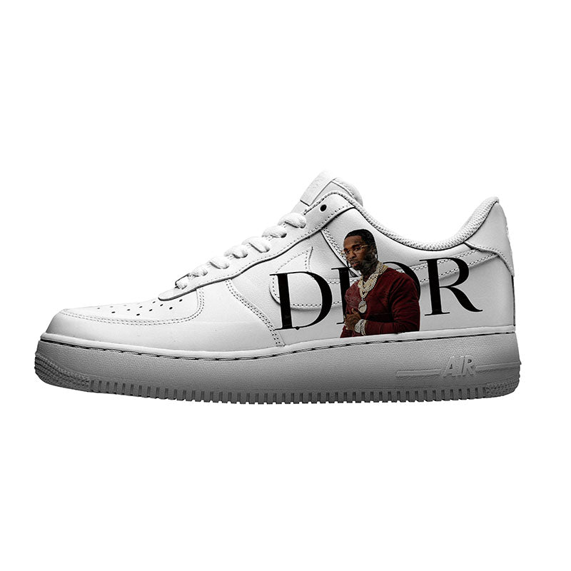 custom air force 1 pop smoke dior