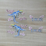 Dior Robot Dinosaur With Pink Cherry Blossoom