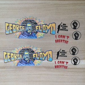 George Floyd stickers for shoes