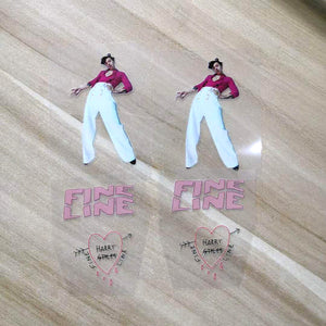 Harry Styles Fine Line Iron On Patches For Custom Air Force 1, Fine Line Drip Heat Patches For Custom Sneakers/Vans/AF1 Harry Styles Theme, Best Gift For Her