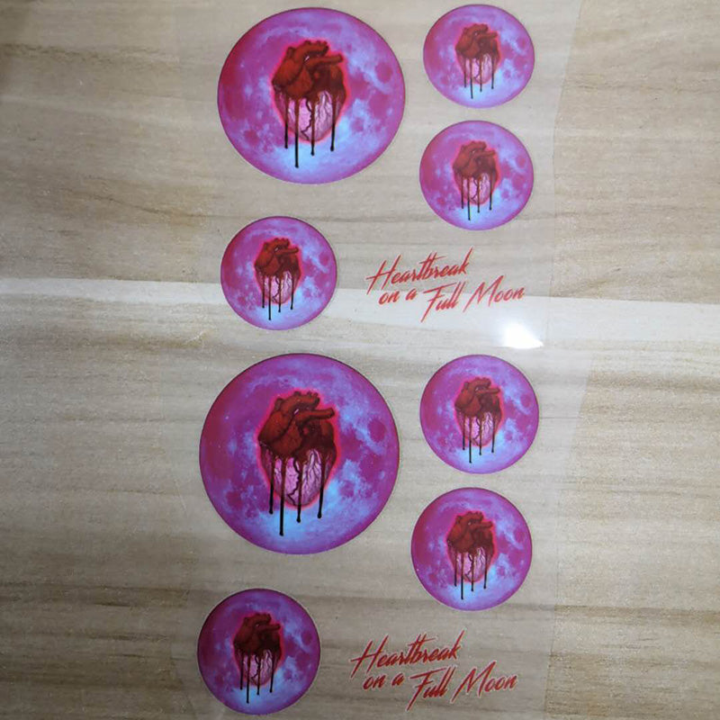 Chris Brown Heartbreak On a Full Moon Heat Transfer Stickers For Custom Air Force 1 Chris Brown
