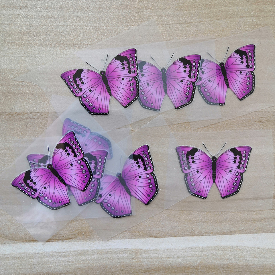 Purple Butterfly Stickers For DIY or Custom Air Force 1/Vans or Sneakers