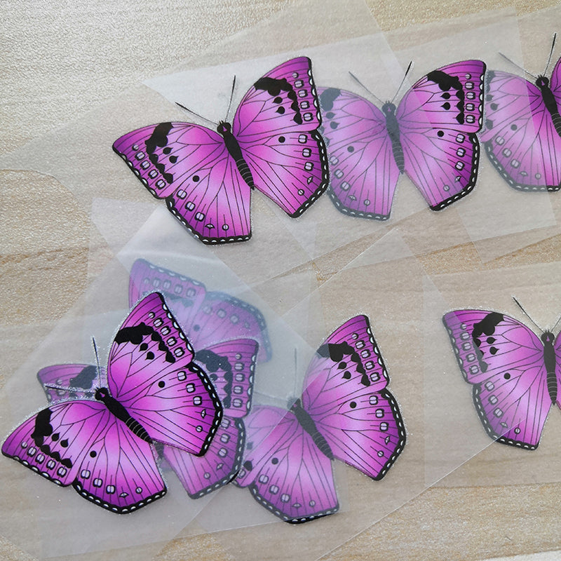 Purple Butterfly Stickers For DIY or Custom Air Force 1/Vans or Sneakers