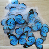 Blue Butterfly Heat Transfer Stickers For DIY or Custom Air Force 1/Vans or Sneakers