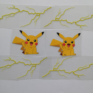 Pikachu patches for shoes