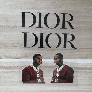 dior pop smoke patches for shoes