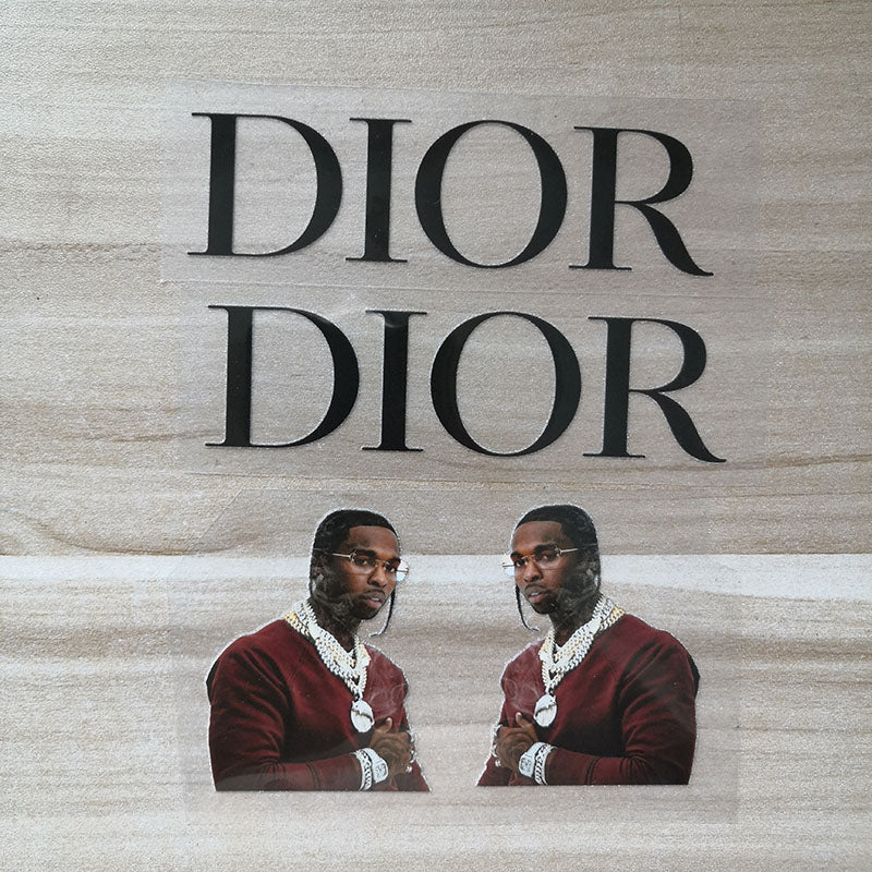 dior pop smoke patches for shoes