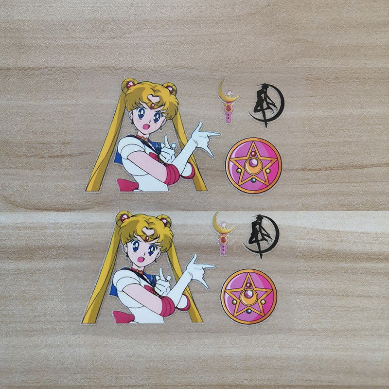 Sailor Moon patches for shoes decal