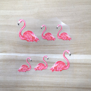 iron on flamingo stickers for shoes