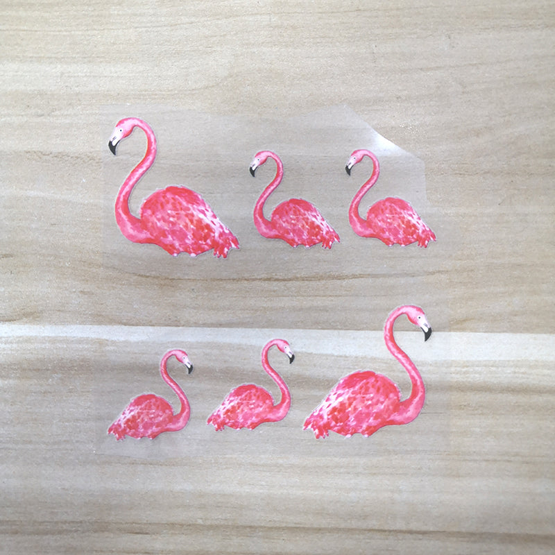 iron on flamingo stickers for shoes