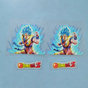 Dragon Ball Z Glow In Dark Iron on Stickers For Custom Air Force 1/ Vans/ Converse