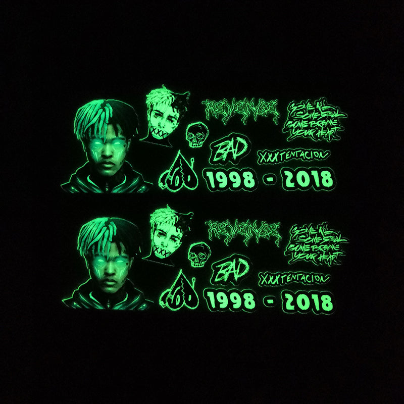 XXX Tentacion glow in dark stickers