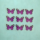 Small Purple Butterfly Iron On Stickers For Custom Butterfly Sneaker Purple Butterfly Stickers for Adult or Kids Shoes