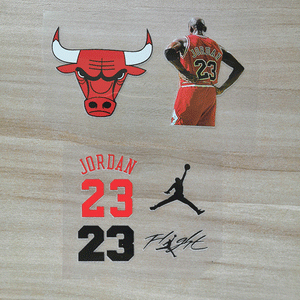 Michael Jordan iron on stickers